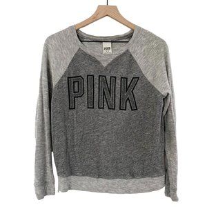 PINK Gray Sweatshirt
